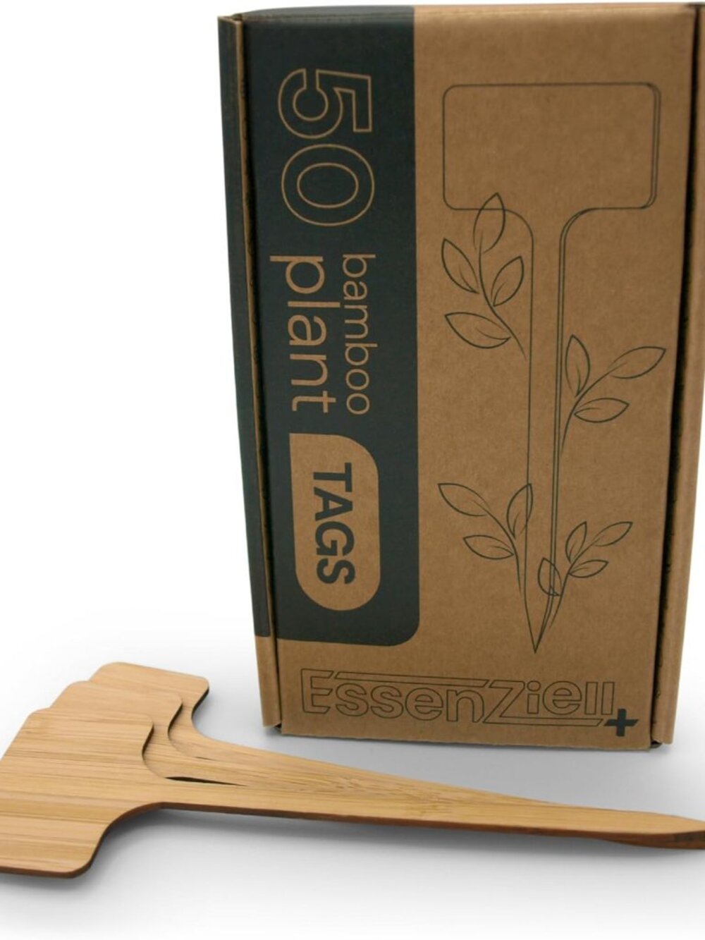 Bamboo Plant Labels & Garden Tags | 7" Long T-Type | 50 pcs